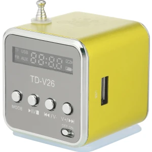 3,5 mm Kablolu Mini Hoparlör Taşınabilir Mp3 Çalar Fm (Yurt Dışından)