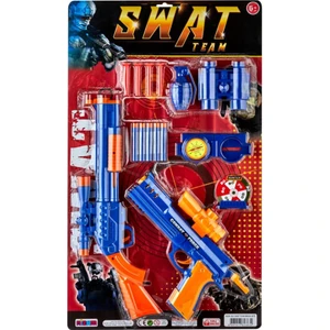 Swat Team Sünger Atan Oyuncak Tüfek Tabanca Set