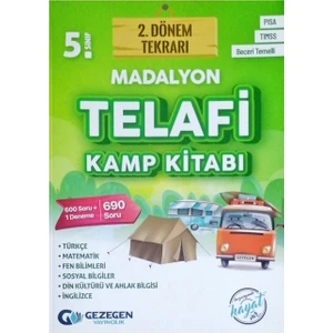 Gezegen Yayıncılık 5.Sınıf 2.dönem Tekrarı Madalyon Telafi Kamp Kitabı