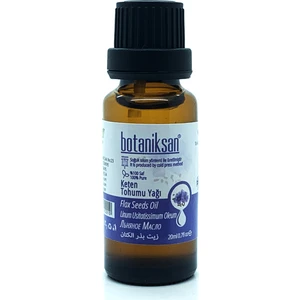 Keten Tohumu Yağı 20 ml Soğuk Sıkım Saf  Katkısız