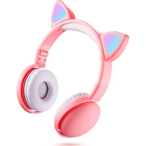 LED Kedi Kulaklık Rgb Renk Bluetooth 5.0 Kulaklık (Yurt Dışından)