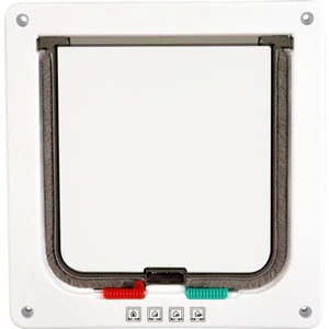 Cat Door Beyaz Kedi Kapısı 19x19,7 cm