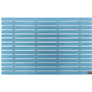 Gömme Tip Kauçuk Üst Yüzeyli Alüminyum Mavi Paspas 60 x 180 cm