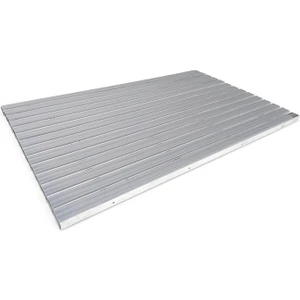 Gömme Tip Kauçuk Üst Yüzeyli Alüminyum Gri Paspas 60 x 180 cm