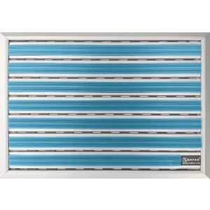 Kauçuk Üst Yüzeyli Ince Seri Alüminyum Mavi Paspas 40 x 70 cm