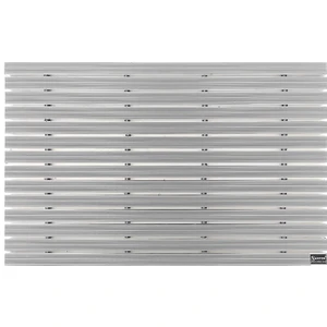 Gömme Tip Kauçuk Üst Yüzeyli Alüminyum Gri Paspas 60 x 90 cm