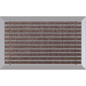 Halı Üst Yüzeyli Alüminyum Kahverengi Paspas 90 x 180 cm