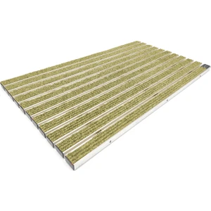 Gömme Tip Halı Üst Yüzeyli Alüminyum Deve Tüyü Renk Paspas 60 x 90 cm