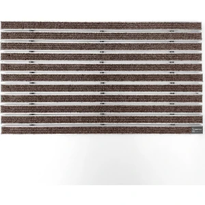 Gömme Tip Halı Üst Yüzeyli Alüminyum Kahverengi Paspas 60 x 90 cm
