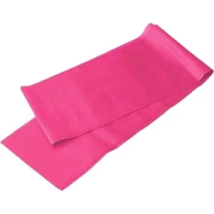 Pilates Bandı Hafif Sert 120 x 15 cm Egzersiz Direnç Lastiği (Uç Kısmı Açık)