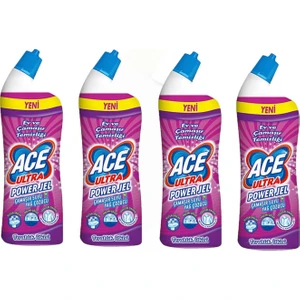 Ace Ultra Power Jel Kıvamlı Çamaşır Suyu Ferahlık Etkisi 810 gr 4'lü