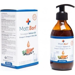 Matt Barf Salmon Oil Kedi Köpekler Için Balık Yağı 100 ml
