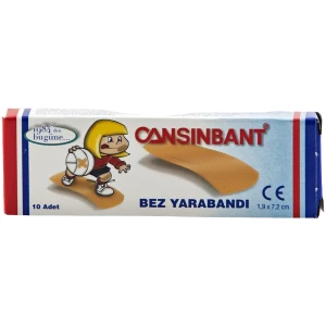 Cansınbant Bez Yara Bandı 10'lu Paket 30 Adet
