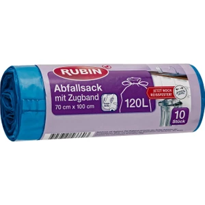 Çöp Torbası 120 lt 70 x 100  cm 10'lu Cekme Bantlı