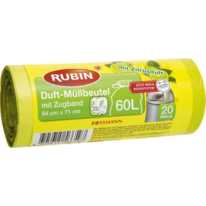 Çöp Torbası 60 lt 64 x 71 cm 20'li İpli Lımon