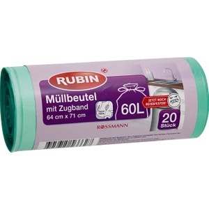 Çöp Torbası 60 lt 64 x 71 cm 20'li İpli