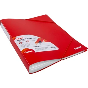 Sunum Dosyası Cepli 60'lı Kırmızı