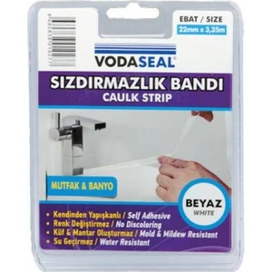 Banyo Küvet Lavabo Kenar Sızdırmazlık Bandı 3,35 m x 22 mm