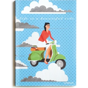 Beautiful Ride Noktalı Defter A5