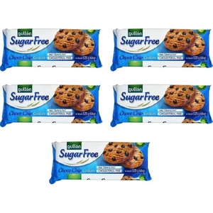 Damla Çikolatalı Şekersiz Bisküvi 5'li 375 gr