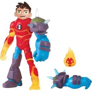 Ben 10 Aksiyon Figürleri - Omni-Glitch Heroes Ben-Heatblast-Shockrock