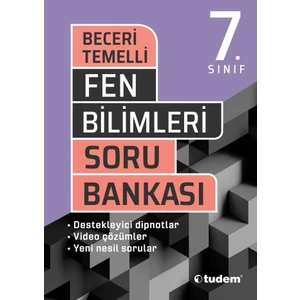Tudem Yayınları Fen Bilimleri 7. Sınıf Beceri Temelli Soru Bankası