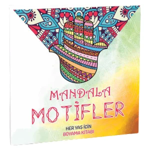 Mandala Motifler Her Yaş Için Boyama Kitabı