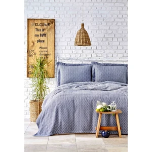 Karaca Home Stella Indigo Çift Kişilik Yatak Örtüsü Seti