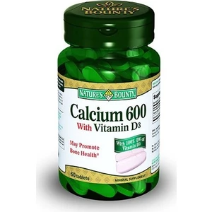 Nature's Bounty Calcium 600 With Vitamin D3 60 Tablet