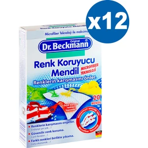 Dr.beckmann Renk Koruyucu Mendil 20'li x 12 Paket 240 Mendil