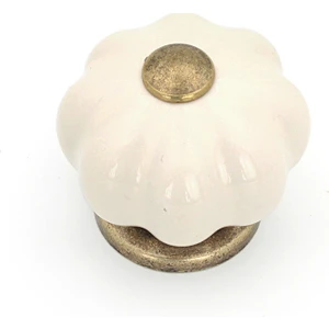 Porselen Antik Kavuk Düğme Kulp