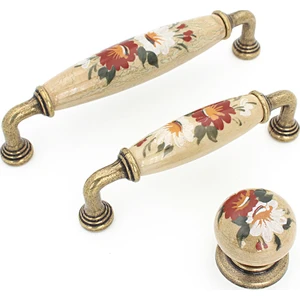 Porselen Yıldız Kulp Düğme