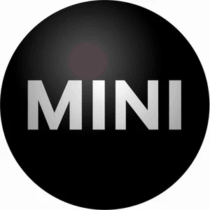 Sticker Atölyesi Mini Cooper Sticker - 10120 Renkli 8 x 8 cm