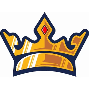 Sticker Atölyesi Taç-Kral-King Sticker - 20568 Renkli 6 x 9 cm