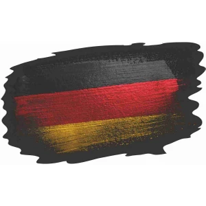 Sticker Atölyesi Almanya Bayrağı Sticker - 18079 Renkli 6 x 10 cm