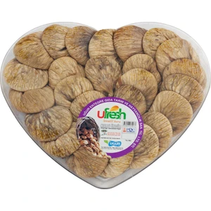 Kuru Incir Şeffaf Kalp Tepsi 500 gr