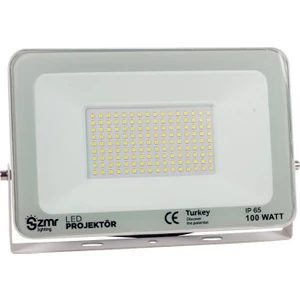Zmr IP65 100 Watt Slim Kasa LED 6500K 220V  Beyaz Projektör