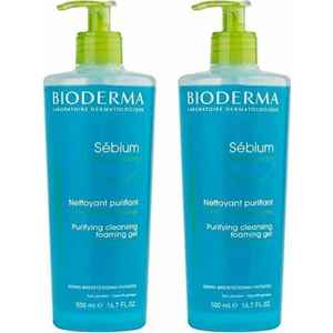 Sebium Foaming Gel - Karma&Yağlı Ciltler için Temizleyici Jel 500 ml x 2