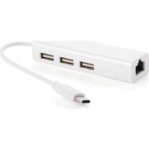 Usb-C 3.1 Type-C 3 Port USB 3.0 ve RJ45 Yüksek Hızlı Ethernet