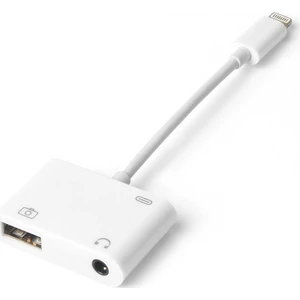 iPhone Lightning 3.5 mm Kulaklık ve USB 3.0 Kamera Hub Adaptör