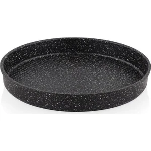 Döküm Yuvarlak Tepsi Siyah 32 cm TAC-6299