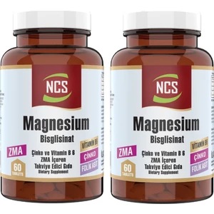Zma 2 Kutu 120 Tablet Magnesium Çinko Vitamin B6 Magnezyum