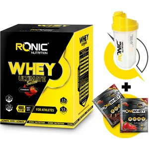 Whey Ultimate Protein Tozu 4000 gr + Shaker ve 2 Adet Tek Kullanımlık Whey Protein