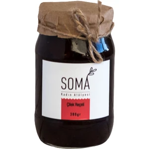 Somakadınatölyesi Çilek Reçeli 380 gr Ev Yapımı %100 Katkısız Doğal Taze Sağlıklı Naturel