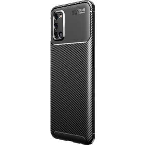 Oppo A72 Kılıf Negro Karbon Dizayn Silikon Siyah