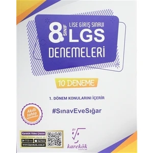 8. Sınıf Lgs 1. Dönem Konuları 10 Deneme Kitabı