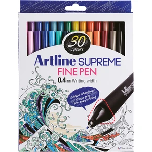 Supreme Fine Pen Assorted Box (30Pcs)