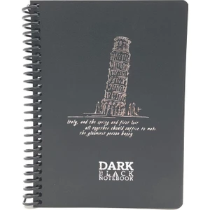 2674 Dark 50 Yaprak Çizgisiz Defter 12 x 17 cm