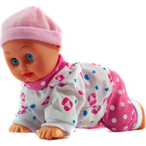 Pilli Sesli Başını Sallayan ve Emekleyen Bebek