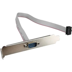 Serial 9pin Db9 RS232 Connector Com 1 Port Bracket Cable - 28CM